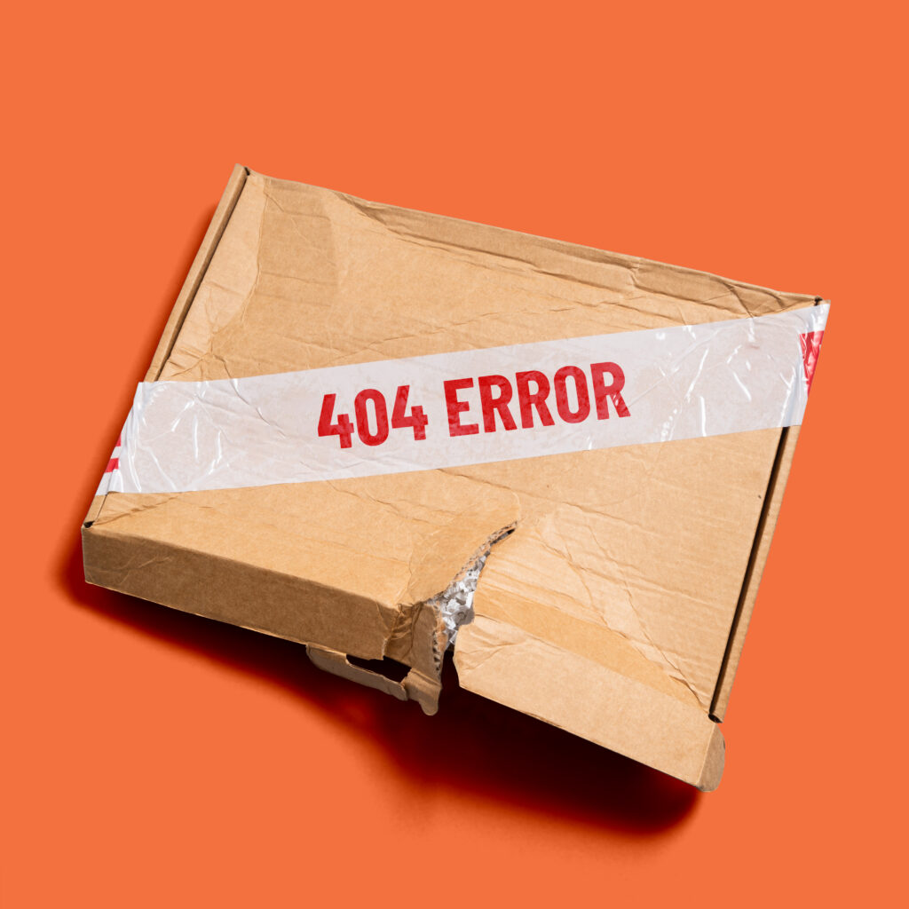 404 Page Custom Pack Box