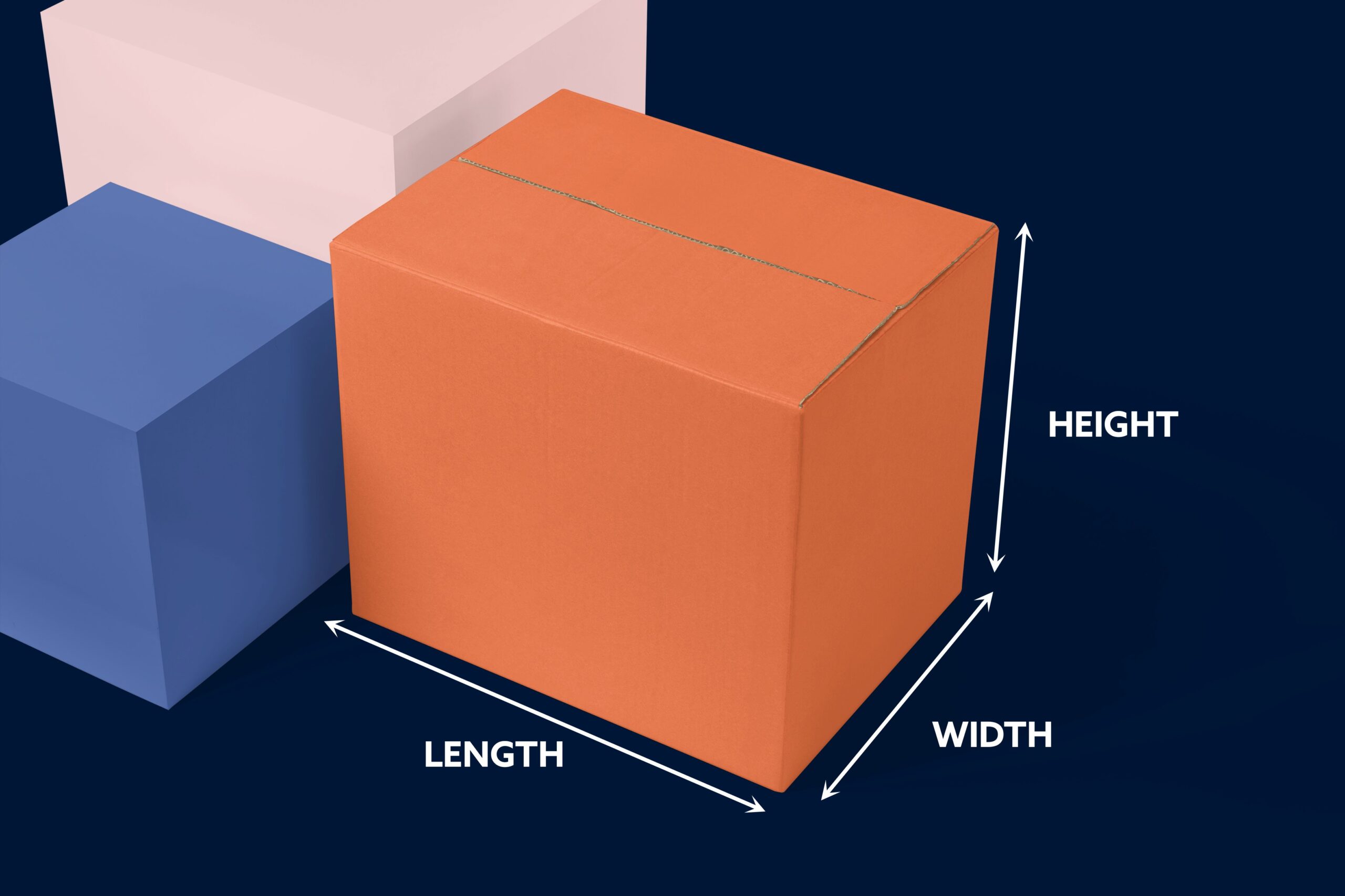 how to measure a shipping box